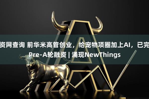 配资网查询 前华米高管创业，给宠物项圈加上AI，已完成Pre‑A轮融资 | 涌现NewThings