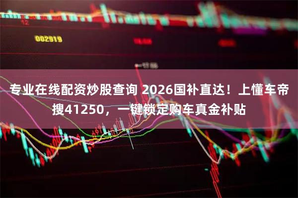 专业在线配资炒股查询 2026国补直达!上懂车帝搜41250,一键锁定购车真金补贴